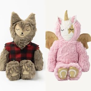 SOLD Mercari Slumberkins Halloween Fright! Werewolf Fox & Unicorn Pegasus